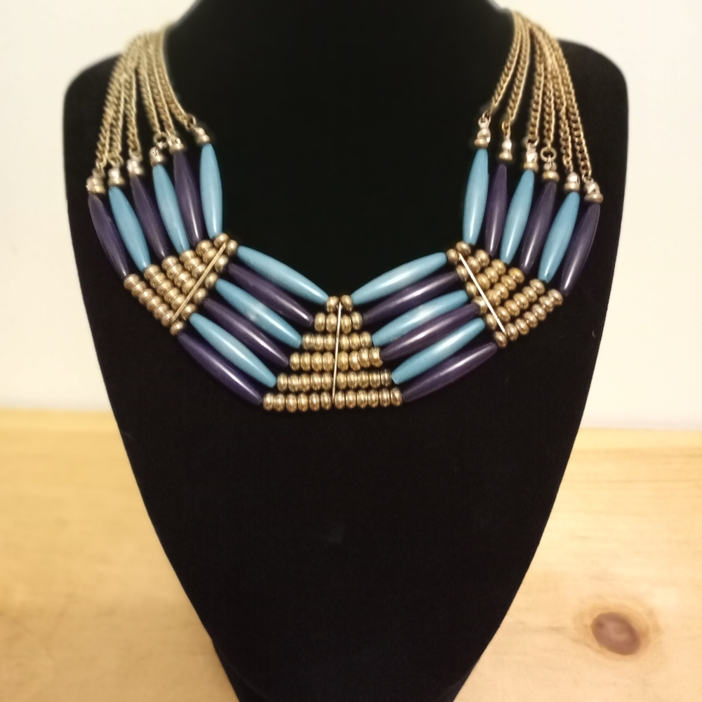 African Tribal Statement Necklace